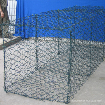 China Fabrik niedrigen Preis PVC beschichtet Galvanized Gabion Box